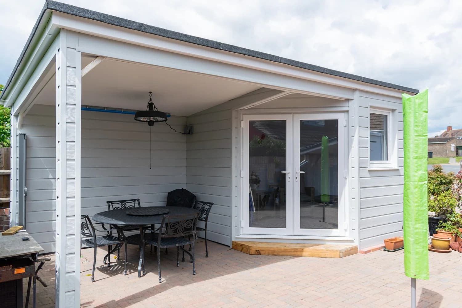Garden room with outdoor seating area